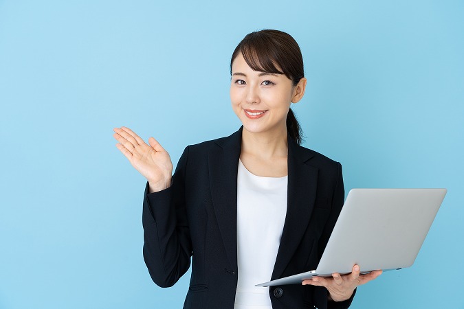 PC持ってご案内